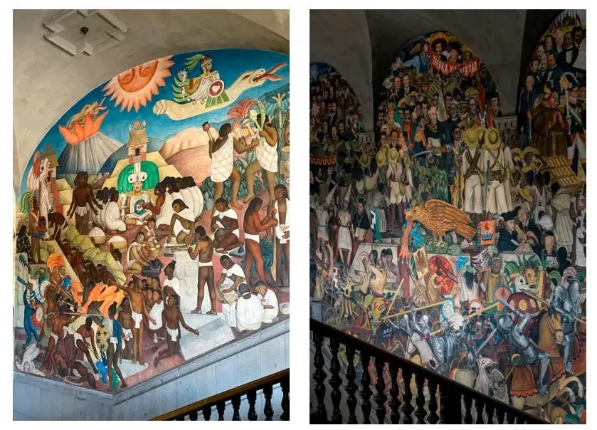 Murales e indígenas Diego Rivera